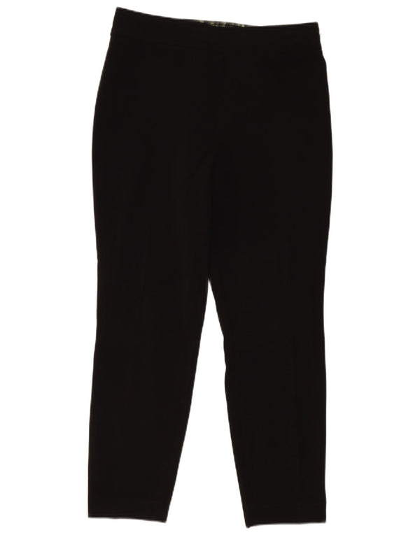 Ted Baker Damen Crop Tapered Anzughose Größe 2 Small W30 L26 Schwarz