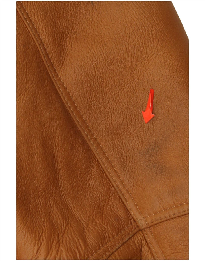Vinci Herren-Lammfelljacke IT 50, großes braunes Lammfell