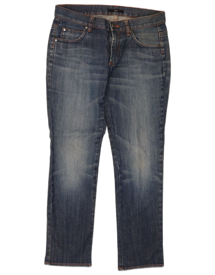 Hugo Boss Damen Slim Jeans W29 L28 Blau