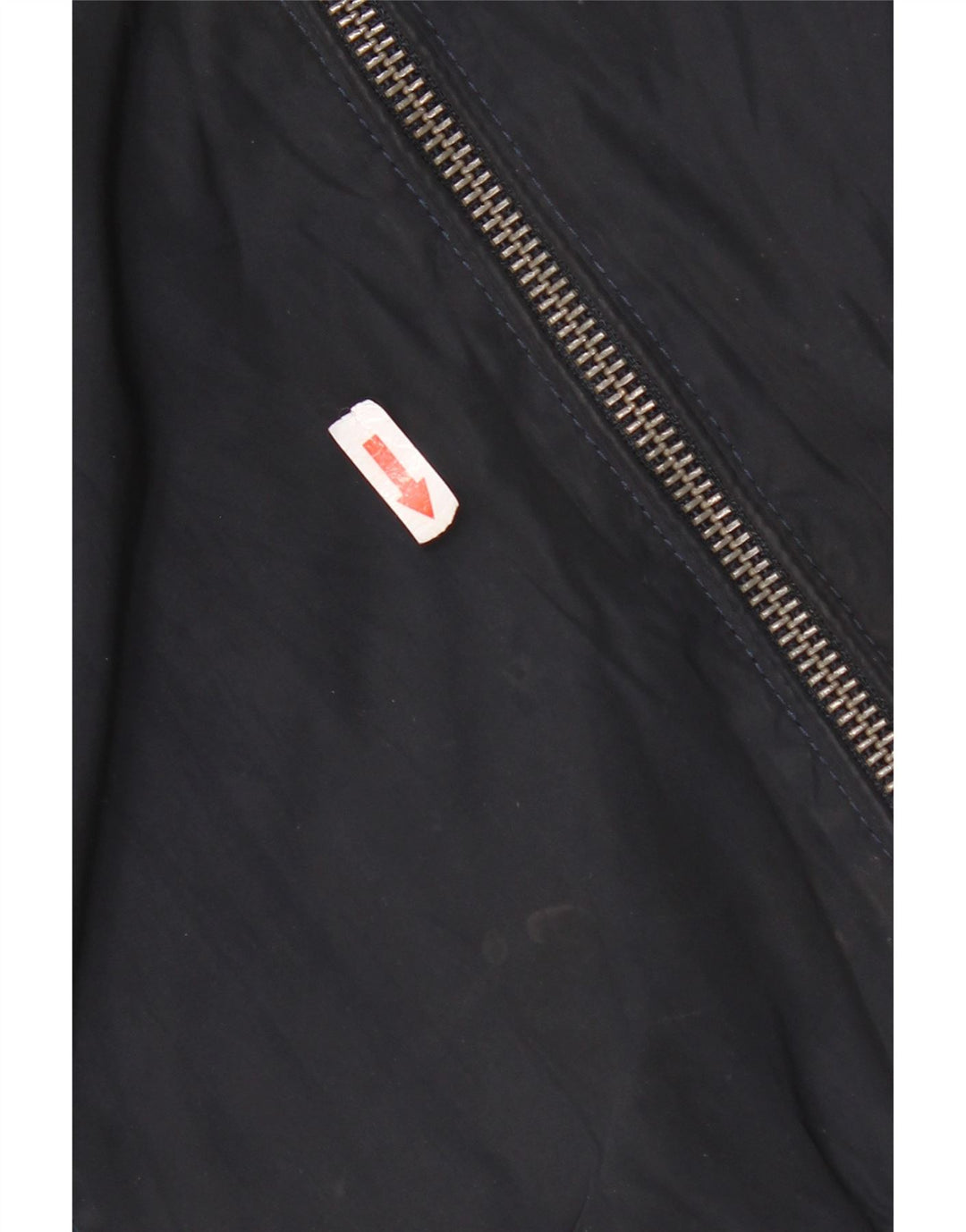 Zara Herren Bomberjacke UK 40 Large Marineblau Polyester
