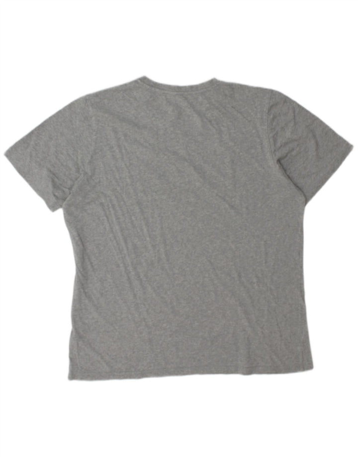 Adidas Herren Grafik T-Shirt Top Large Grau Baumwolle