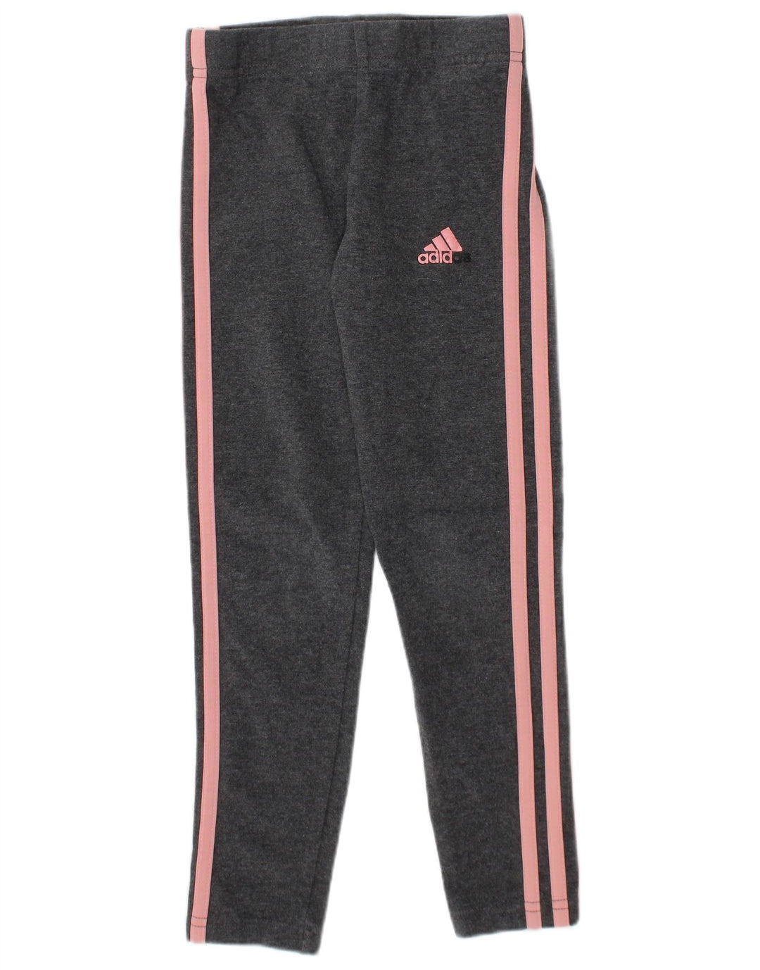 Adidas Mädchen-Leggings, 5–6 Jahre, graue Baumwolle