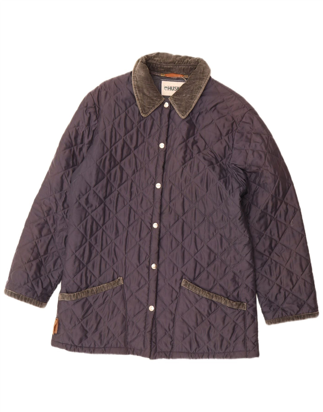 Husky Damen Steppjacke UK 16 Large Marineblau Polyamid
