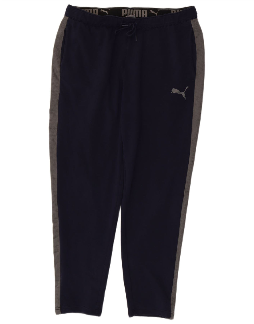 PUMA Herren-Trainingshose, groß, Marineblau, Farbblock