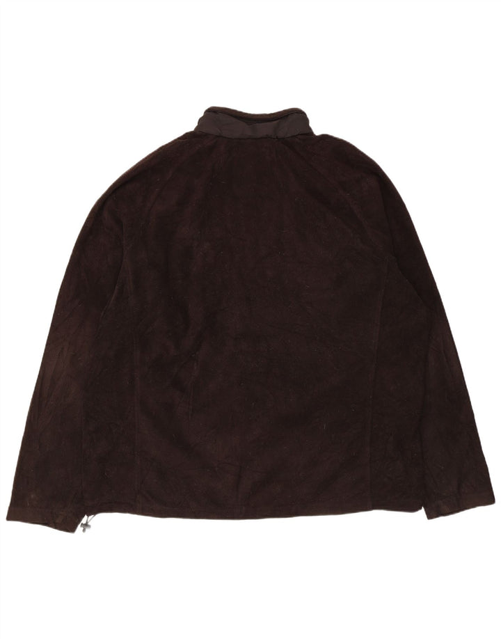 Champion Herren Fleecejacke UK 44 2XL Schwarz Polyester