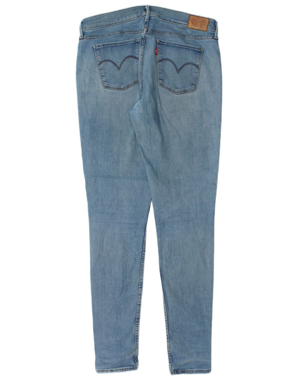 LEVI'S Damen 710 Super Skinny Jeans W32 L34 Blaue Baumwolle