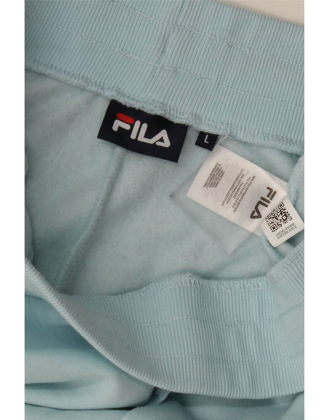 FILA Womens Tracksuit Trousers Joggers UK 14 Large  Blue Polyester Vintage Fila and Second-Hand Fila from Messina Hembry 