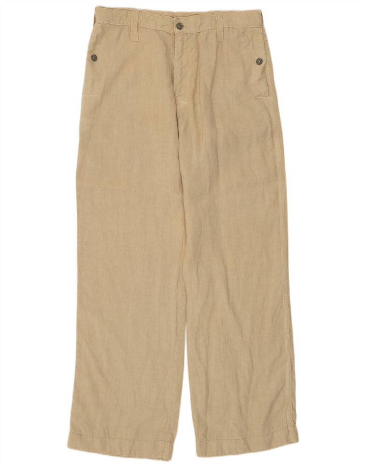 DOCKERS Gerade Chinohose für Herren, W31, L32, beige Baumwolle