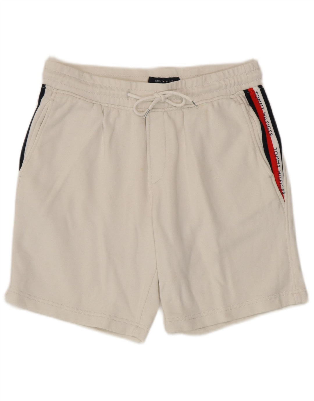 TOMMY HILFIGER Herren Graphic Sport Shorts Mittelweiße Baumwolle