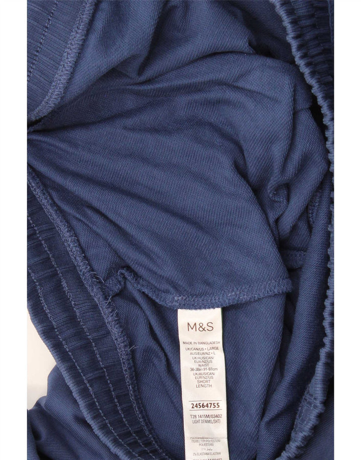 Marks & Spencer Herren-Trainingshose, große marineblaue Baumwolle