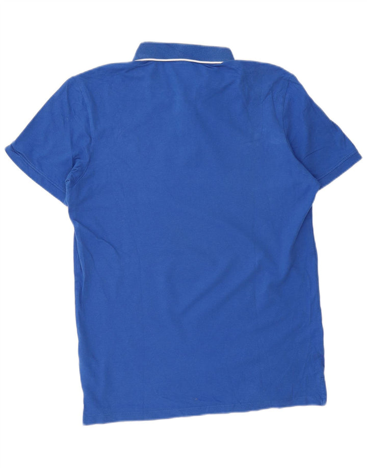 JACK & JONES Herren Core Poloshirt mittelblaue Baumwolle