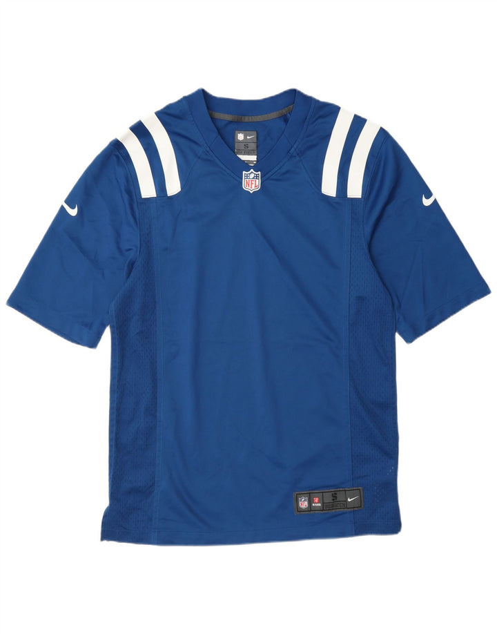 Nike Herren-T-Shirt mit Grafik, Größe S, blau, Polyester
