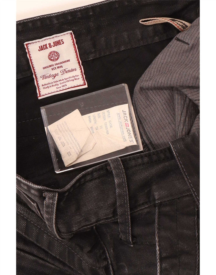 Jack & Jones Herren Cargo Straight Jeans W28 L32 Graue Baumwolle
