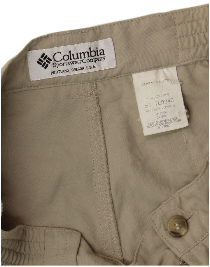 Columbia Damen Cargoshorts W28 Medium Beige Nylon