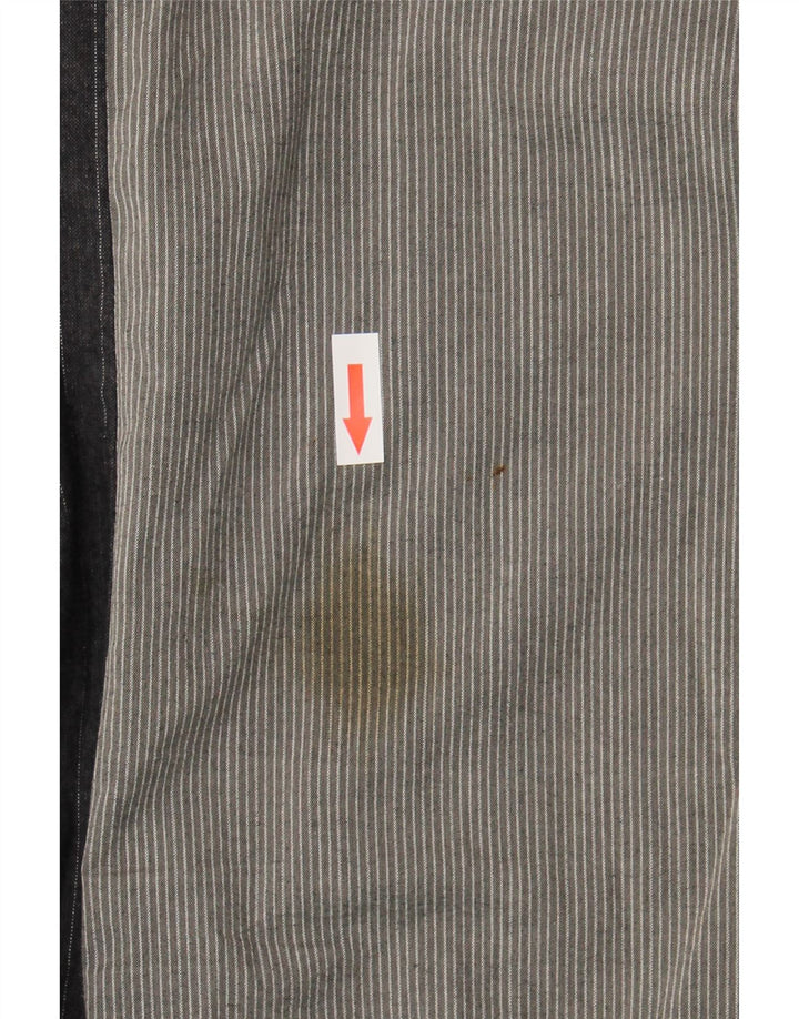 Desigual Damen Langarm-Blasenkleid EU 38 Mittelgrauer Farbblock
