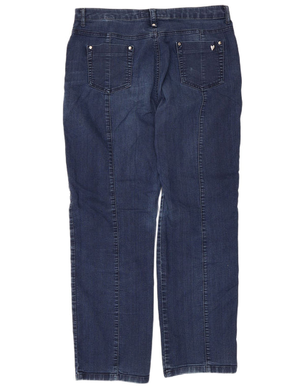 Marks & Spencer Damen Per Una Straight Jeans UK 16 Large W36 L30 Marineblau