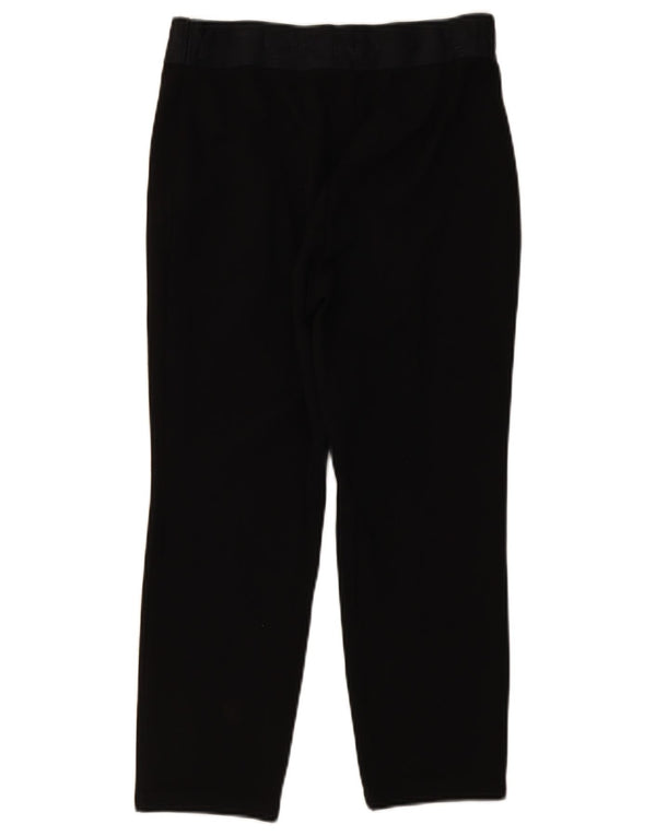 Dkny Damen Grafik-Cropped-Hose, Größe L, W32, L24, Schwarzer Rayon