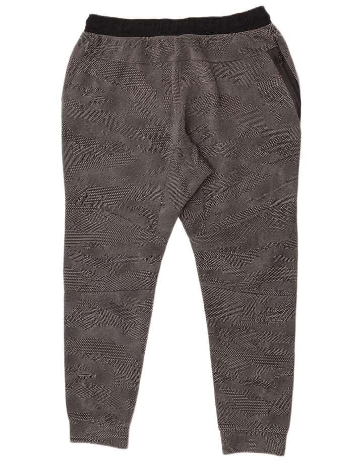 Nike Herren-Trainingshose, Jogginghose, groß, graue Baumwolle