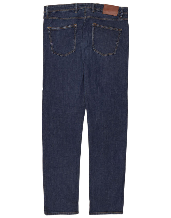Massimo Dutti Herren Slim Jeans EU 42 Large W32 L30 Marineblau