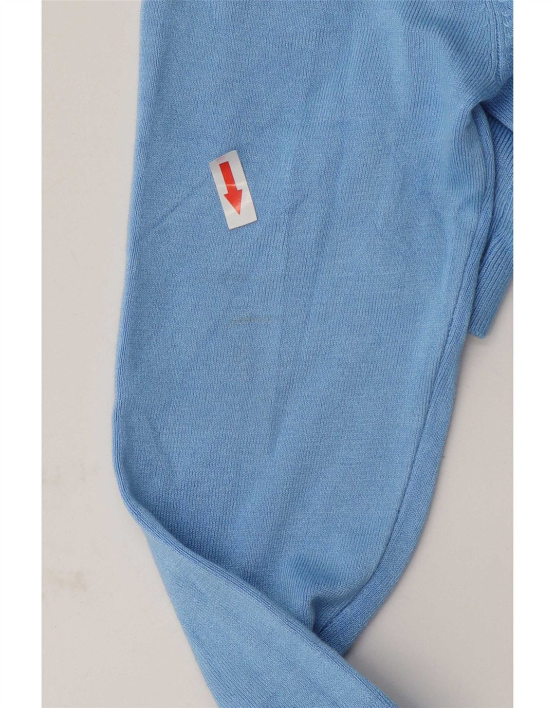 Zara Damen-Pullover mit Rollkragen, UK 12, mittelblaue Viskose