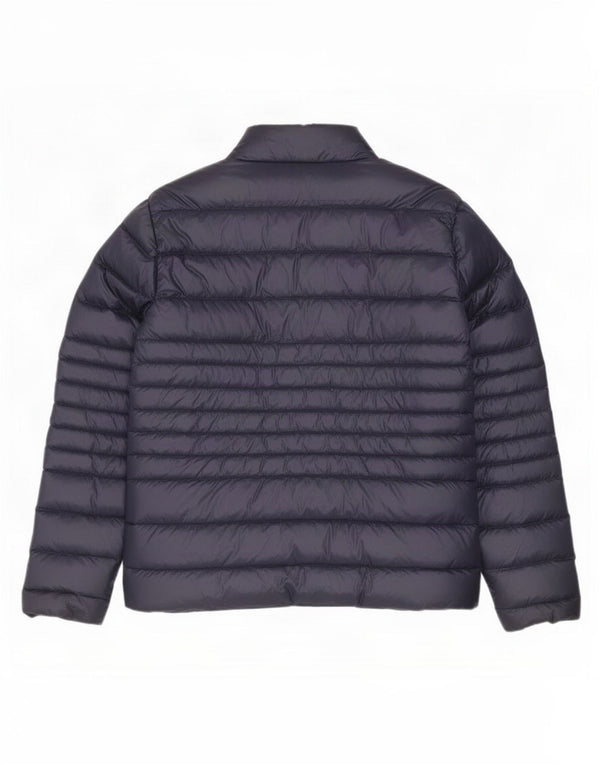 Crew Clothing Wattierte Damenjacke UK 16 Large Marineblaues Nylon