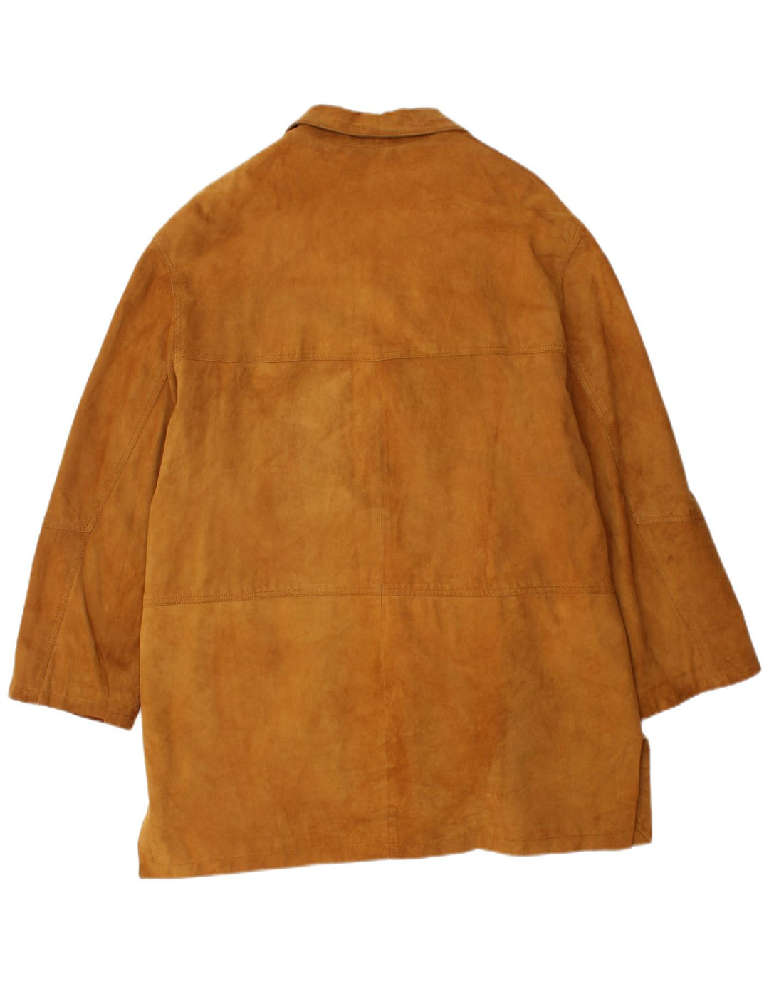 VINTAGE Damen Wildlederjacke UK 18 XL Braunes Leder