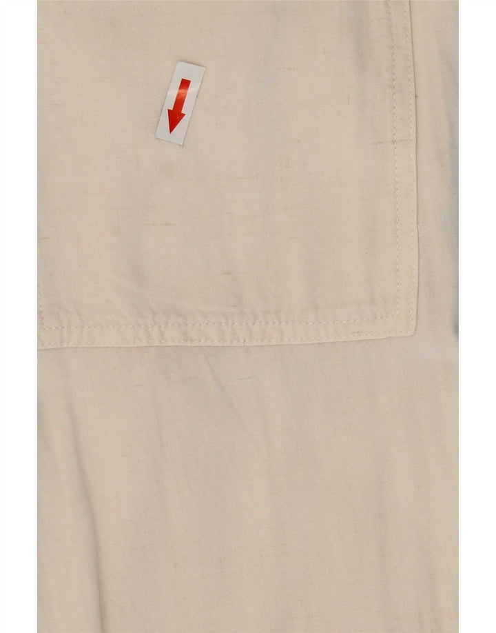 Zara Damen Jogger-Cargohose, Größe S, W26, L27, Weiß
