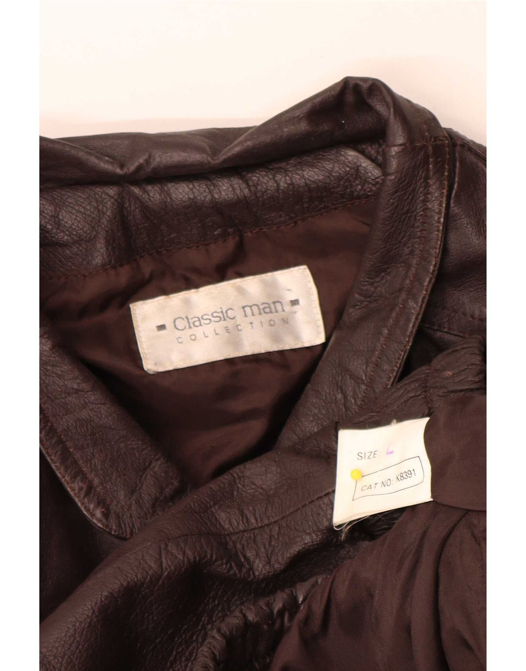 Vintage Herren Lederjacke UK 40 Large Braun