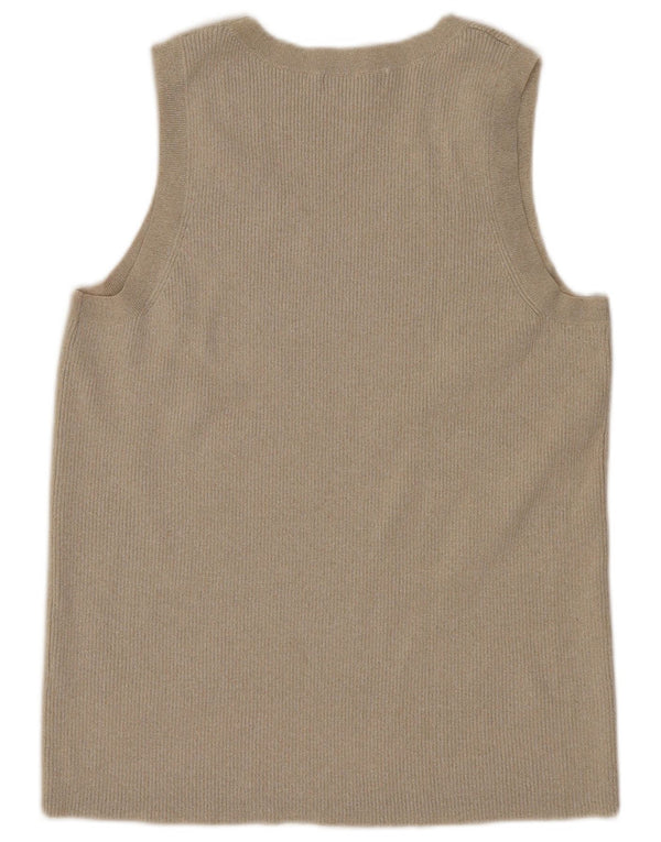 Marks & Spencer Damen Weste Tank Top UK 14 Medium Beige