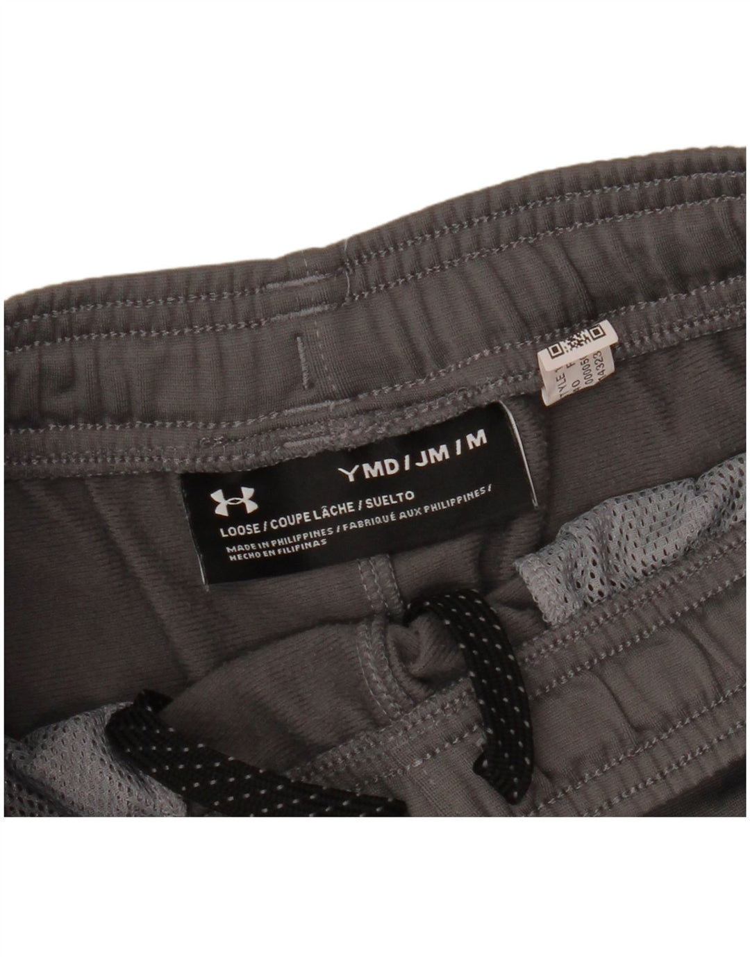 UNDER ARMOUR Trainingshose für Mädchen, 9–10 Jahre, mittelgrau, Farbblock