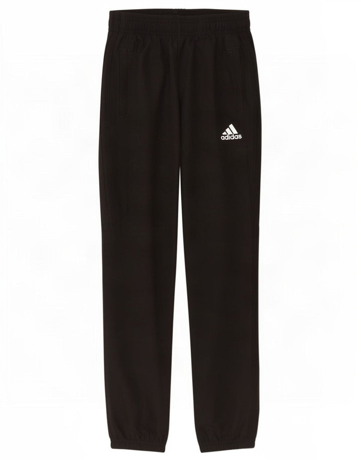 Adidas Jungen Climalite Trainingshose 9–10 Jahre, schwarzes Polyester