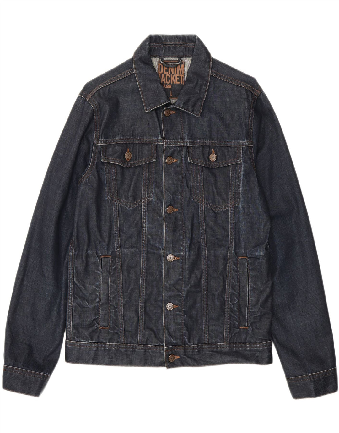Jules Herren Jeansjacke UK 40 Large Marineblau