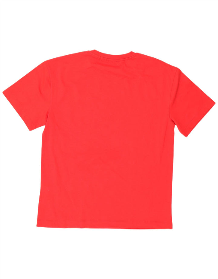Zara Herren T-Shirt Top Große rote Baumwolle