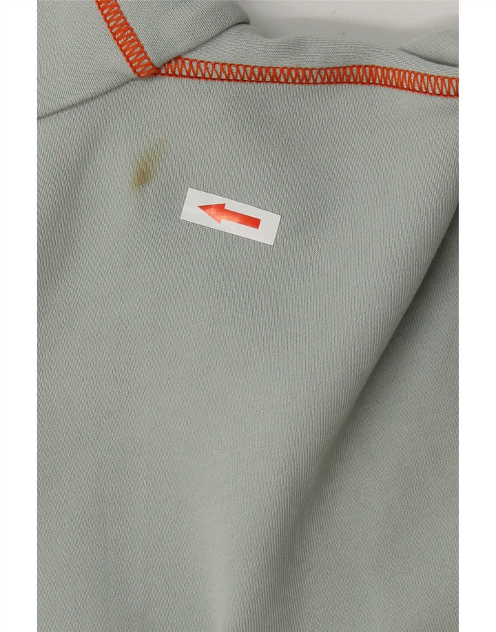 Hugo Boss Herren-Trainingsanzug-Top-Jacke aus mittelgrauer Baumwolle