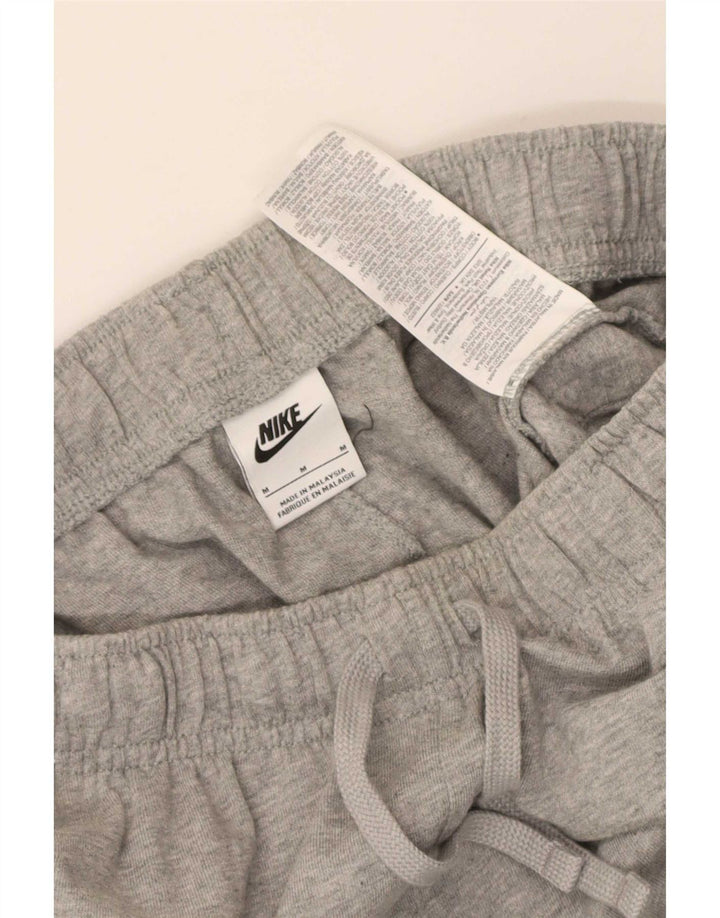 Nike Herren-Sportshorts aus mittelgrau gefleckter Baumwolle