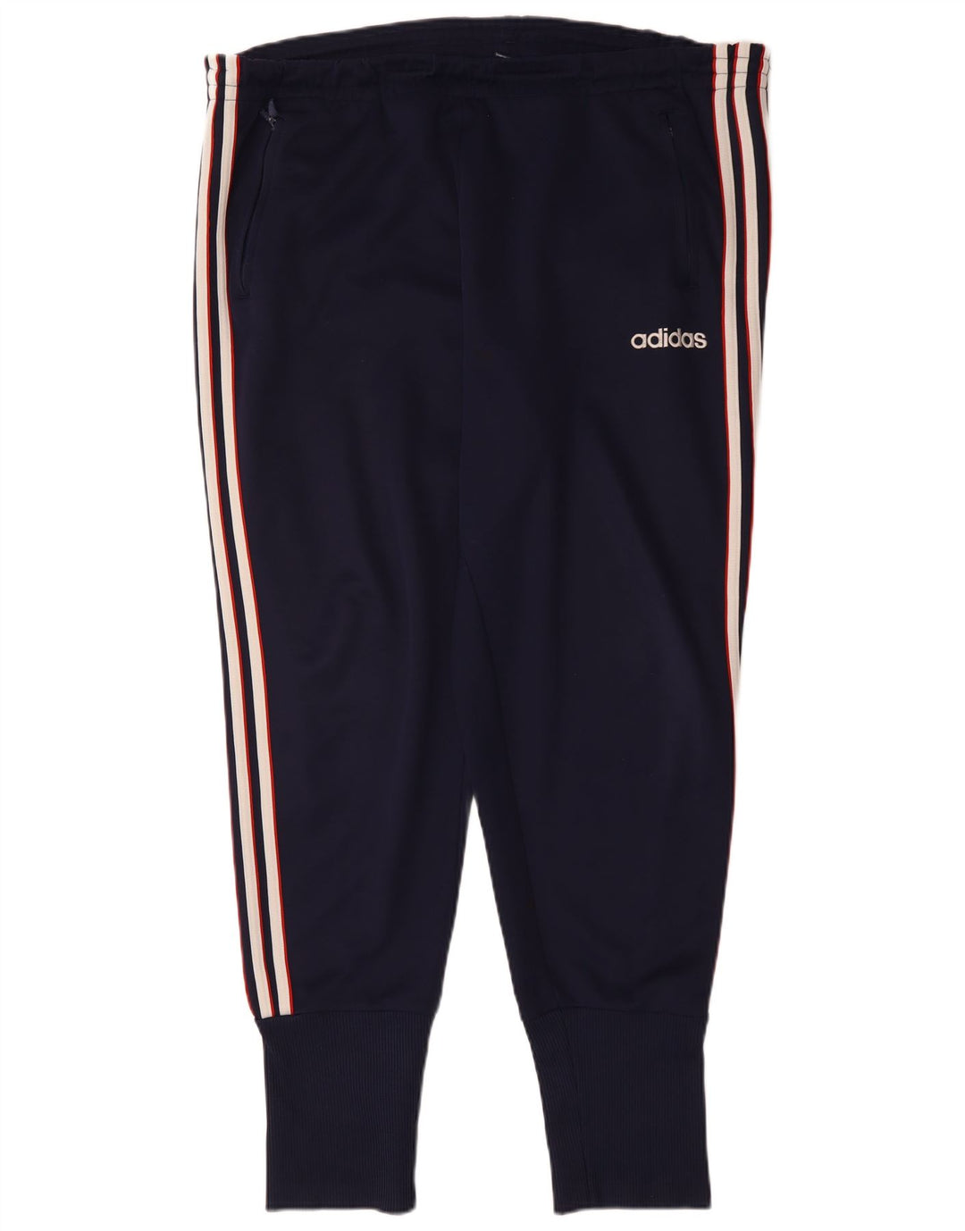 ADIDAS Herren-Trainingshose, Jogginghose, Größe 44/46, groß, marineblau, Polyester