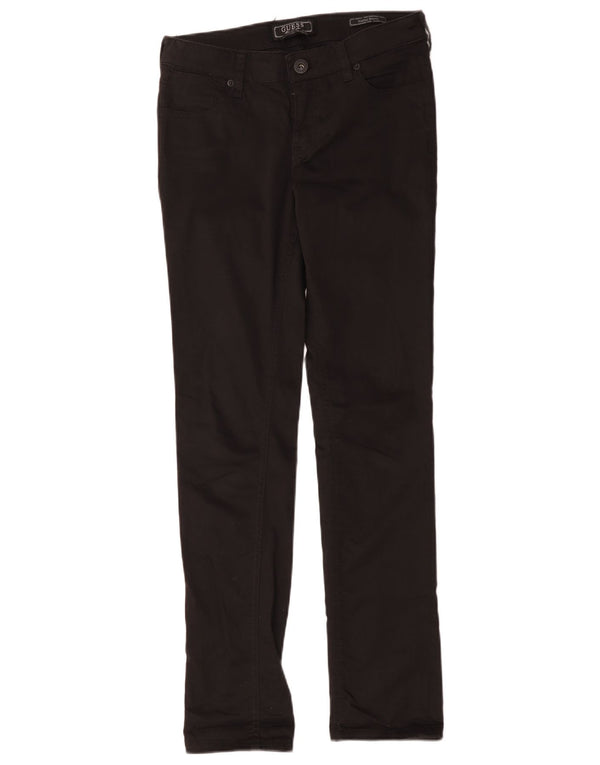 Guess Damen Nicole Skinny Jeans W29 L30 Schwarze Baumwolle