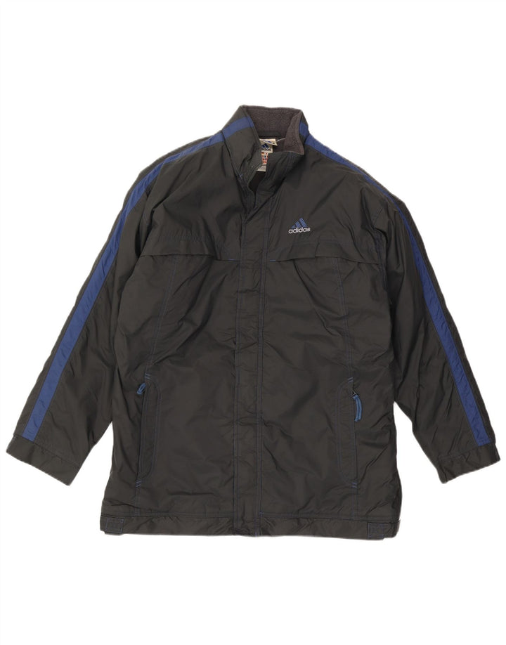 Adidas Windjacke für Jungen, 15–16 Jahre, schwarzes Colourblock-Polyester