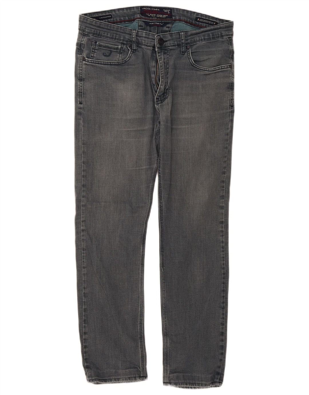 Jacob Cohen Herren Slim Jeans W34 L30 Grau