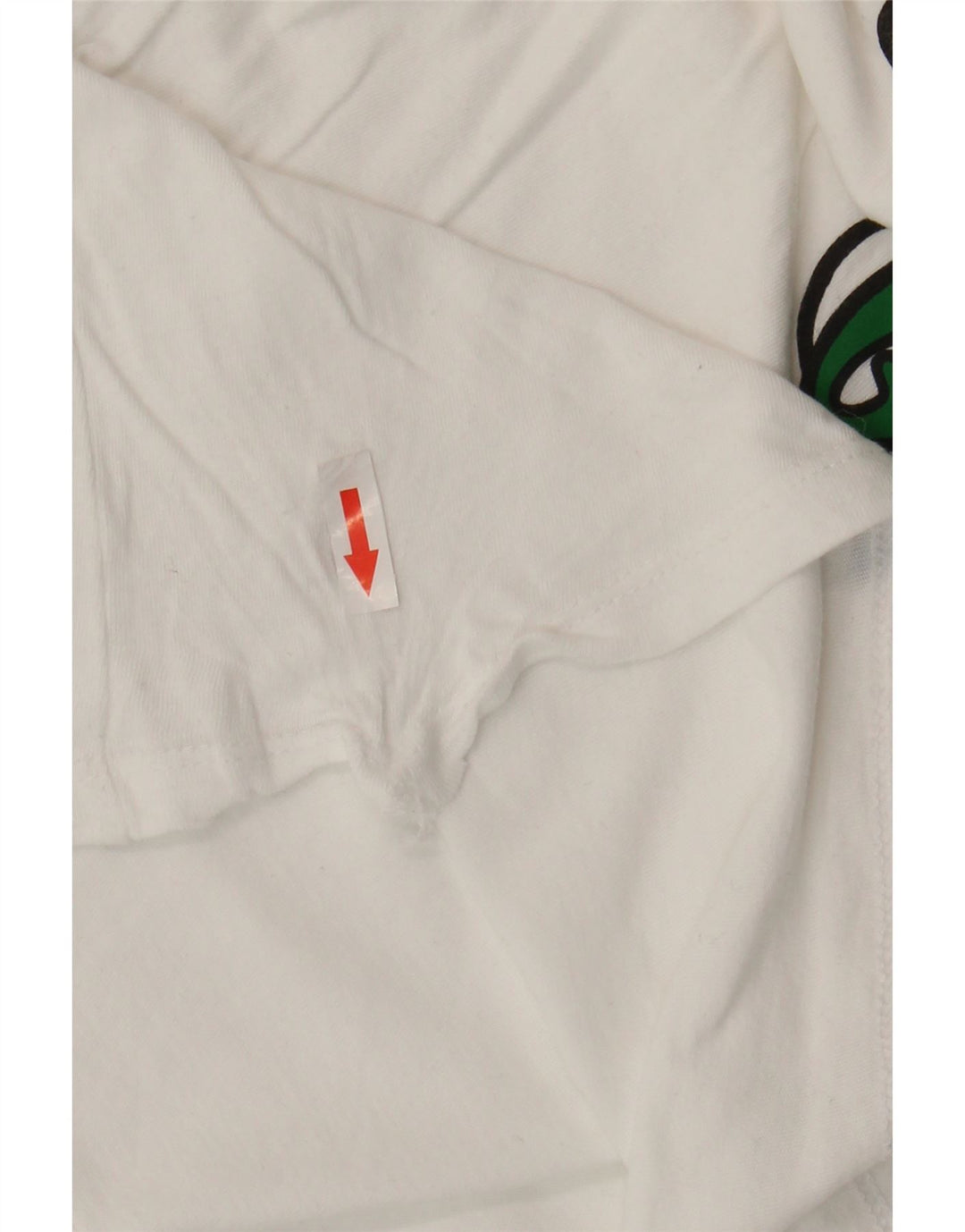 Puma Damen Grafik T-Shirt Top UK 16 Large Weiße Baumwolle