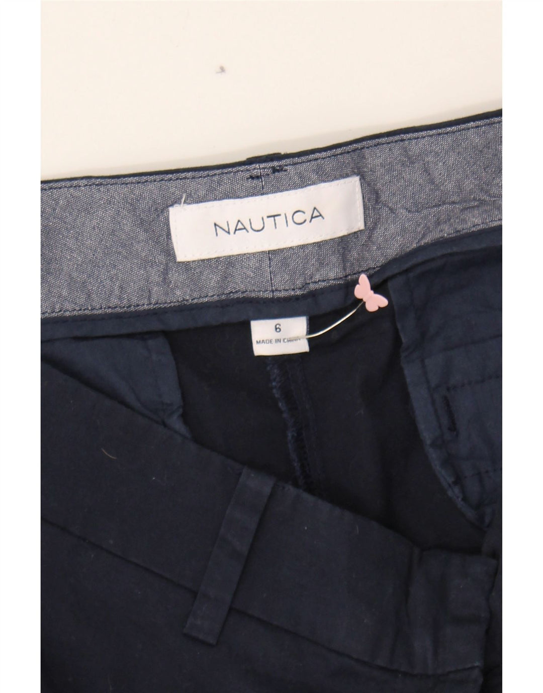 NAUTICA Womens Chino Shorts US 6 Medium W30  Navy Blue Cotton Vintage Nautica and Second-Hand Nautica from Messina Hembry 