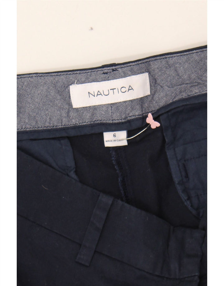 NAUTICA Womens Chino Shorts US 6 Medium W30  Navy Blue Cotton Vintage Nautica and Second-Hand Nautica from Messina Hembry 