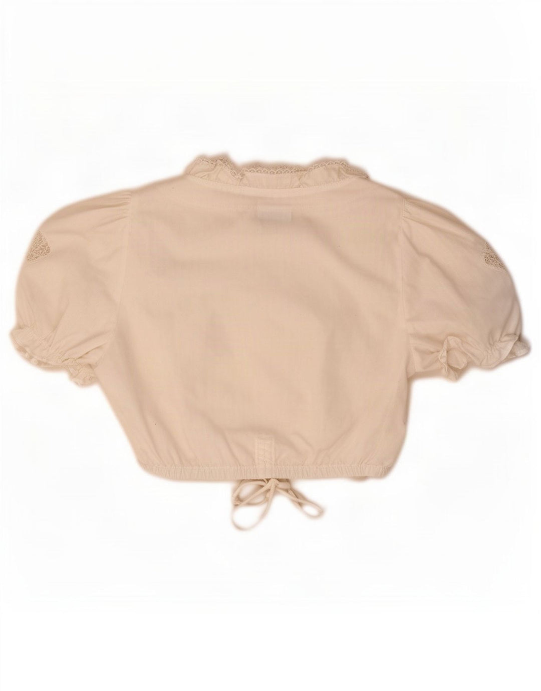 STOIBER Damen Trachten Crop Top EU 36 Small Weiß Polyester