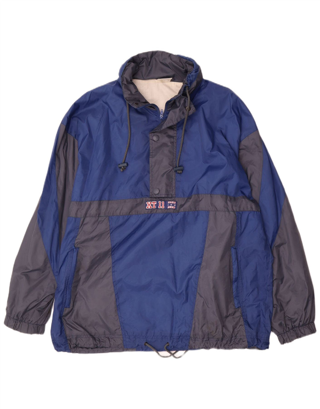 Marcel Clair Herren Pullover Regenjacke UK 40 Large Blue Colourblock