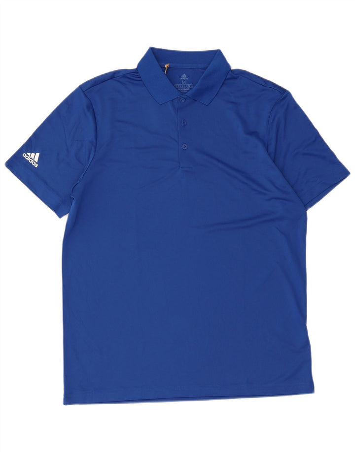 Adidas Herren Poloshirt Mittelblaues Polyester
