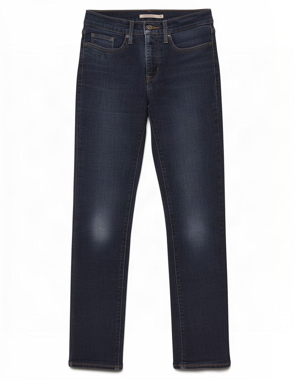 Levi's Damen 312 Shaping Slim Jeans W27 L32 Marineblau Baumwolle