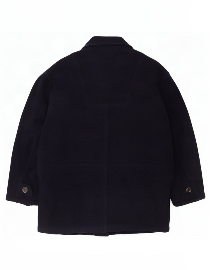 Hugo Boss Herren Bomberjacke IT 48 Mittelmarineblaue Wolle