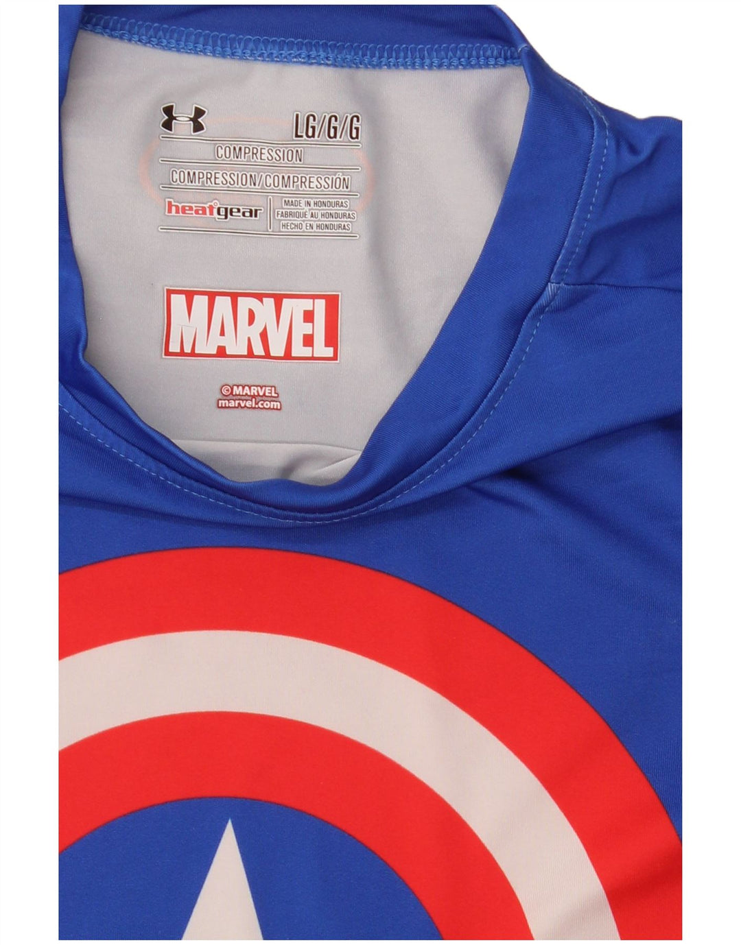 Under Armour Marvel Graphic T-Shirt für Jungen, 11–12 Jahre, Größe L, Blau
