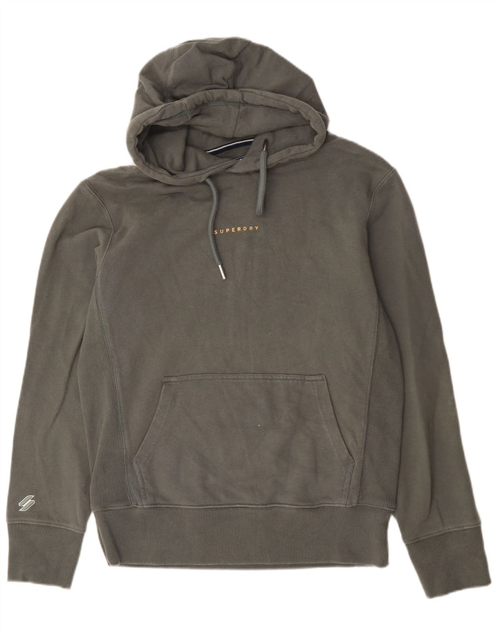 Superdry Herren-Kapuzenpullover, Größe S, Khaki, Baumwolle