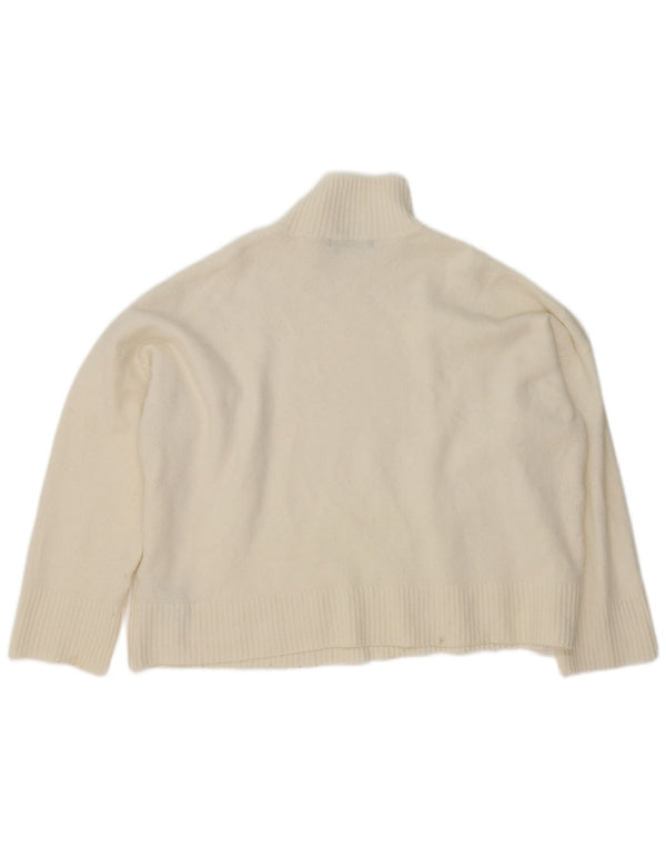 Marks & Spencer Rollkragenpullover für Damen, Gr. 18, XL, Beige, Blumenmuster